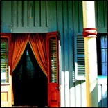 Entrance to the royal salon, palace of Ambohimanga, Madagascar