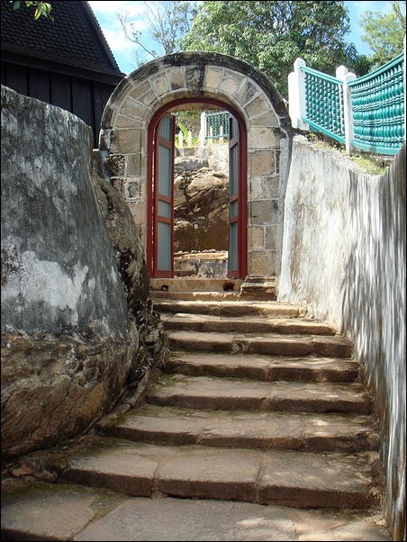 Interior gateway at Ambohimanga palace Madagascar