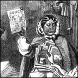 Mary Seacole, depicted as an admirer of Punch along with her British Crimean War patients