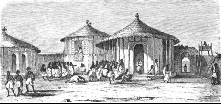 Judicial proceeding at Ankober, Abyssinia (Shoa)