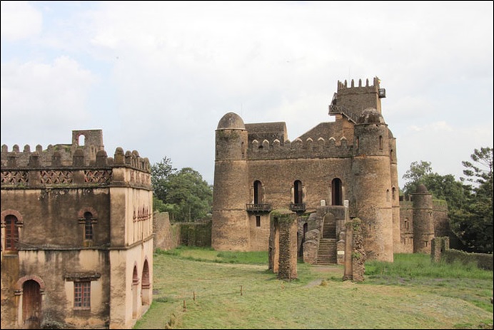 Fasilides Palace in the Fasil Ghebbi, Gondar