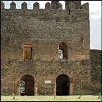 Iyasu's Palace in the Fasil Ghebbi, Gondar, Ethiopia