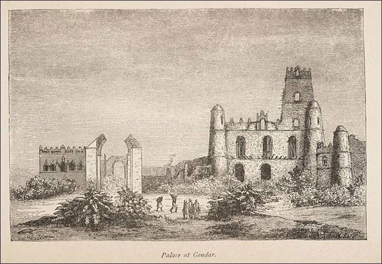 Palace at Gondar (1884)