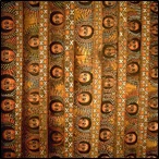 Ceiling of the Debre Birhan Selasie Church, Gondar, Ethiopia