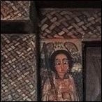 Painting inside Abreha and Atsbeha Church, Ethiopia