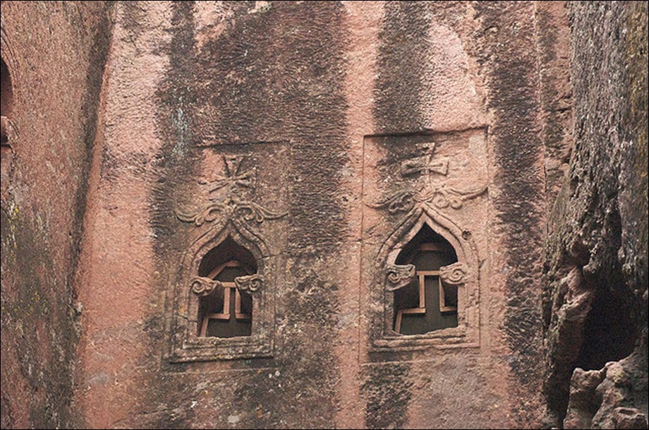 Ancient Windows, Lalibela, Ethiopia