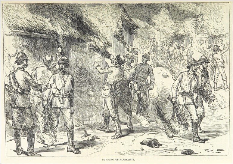 Burning of Kumasi by the British