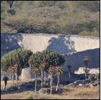 Great Zimbabwe - Great Enclosure from Hill Complex