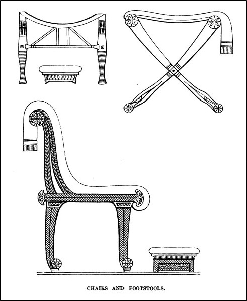 Chairs and footstools