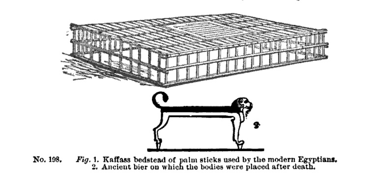 Kaffass Bedstead of Palm Sticks