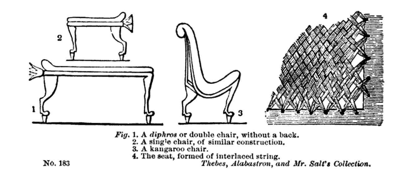 A-diphros-or-double-chair-without-a-back-Two