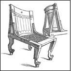 Chair in the Leyden Museum (Wilk, I. 410)