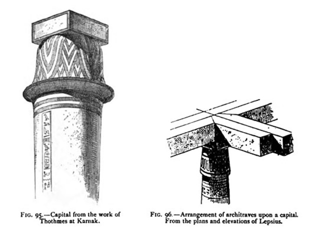 Capital from the work of Thothmes at Karnak