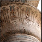 Column at the mortuary temple of Ramesses III