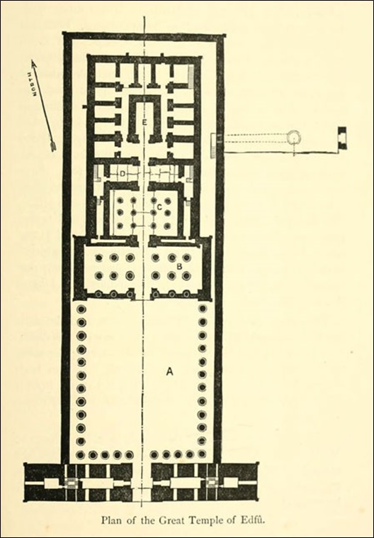 Plan of the Temple of Edfu