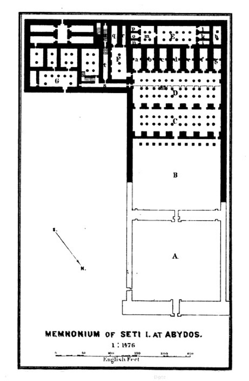 Memnonium of Seti I at Abydos