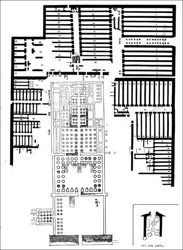 Plan of Ramesseum