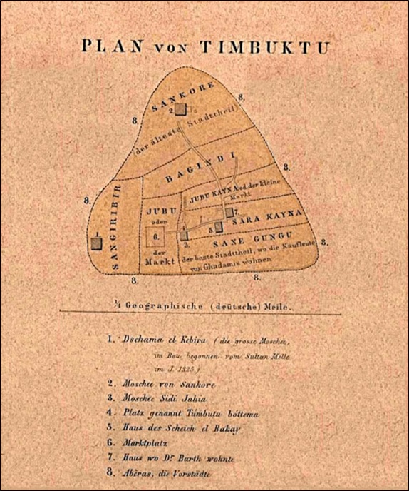 Plan von Timbuktu