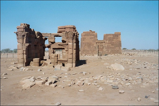 Ancient temples at Naqa, Sudan