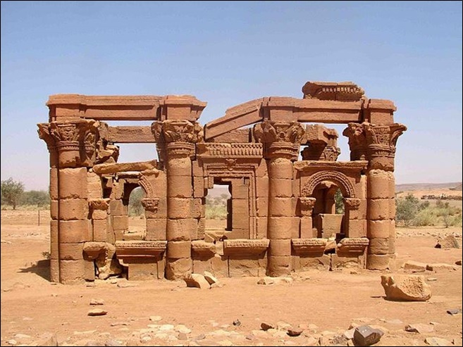 "Roman kiosk " in Naqa, Nubia, Sudan