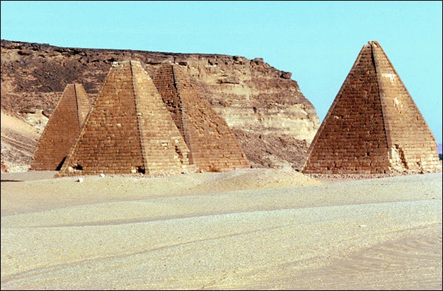 The Pyramids at the foot of Jebel Barkal, Karima, Sudan