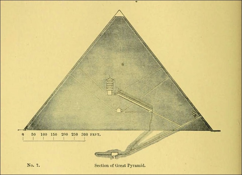 Section of Great Pyramid