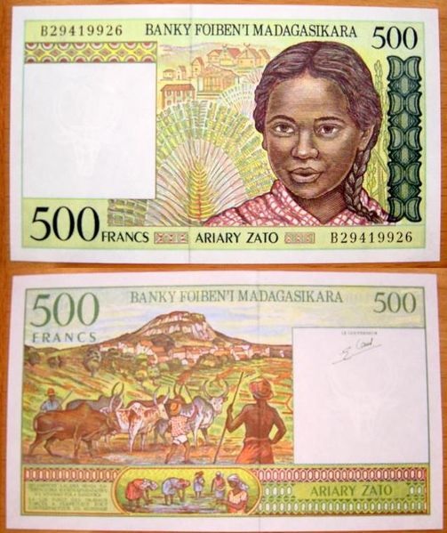 Madagaskar-500Francs