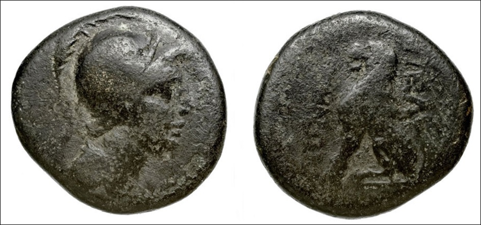 Peltae (Phrygia). Mint. Transmitter