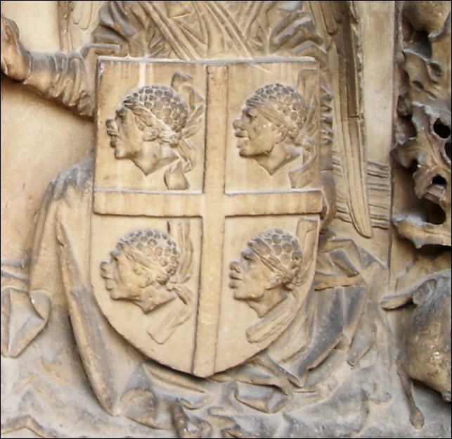 Palace shields the Delegation of the Kingdom of Aragon. [Closer Look]