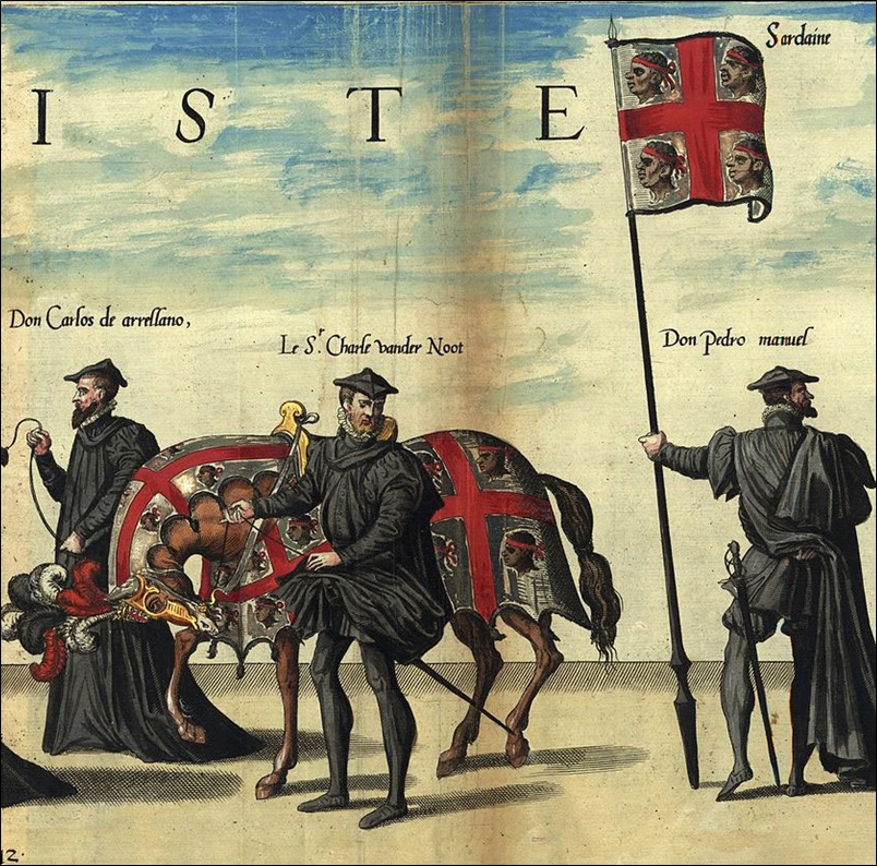 The funeral procession of Charles V