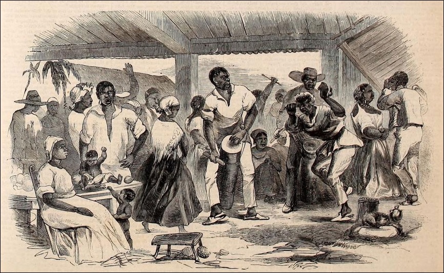 Negro dance on a Cuban plantation