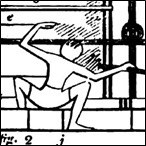 Fig.1 A piece of cloth on a frame 2. A loom