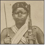 Une Ex-Amazone de Béhanzin, Dahomey