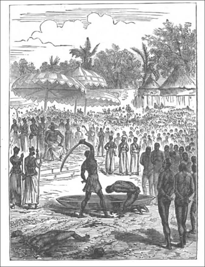 Human sacrifices in Dahomey