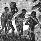 Captured slaves on the way to Fashoda