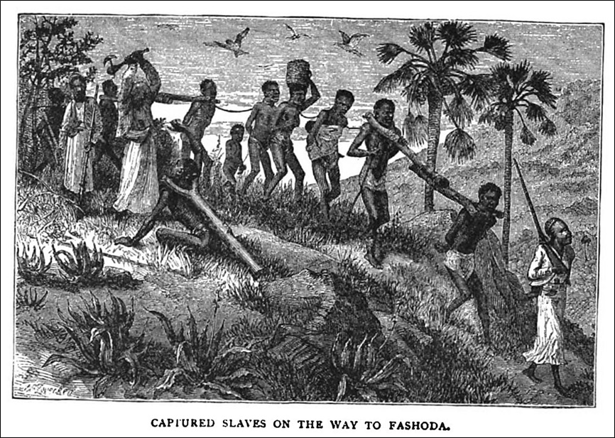 Captured slaves on the way to Fashoda