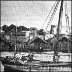 An Arab slave dhow