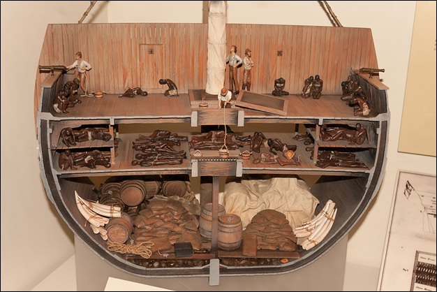 Slave ship model