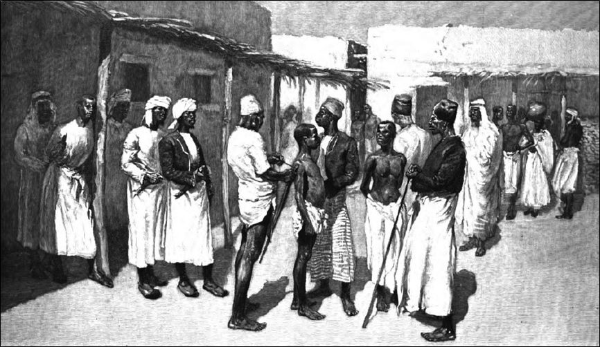 A slave market