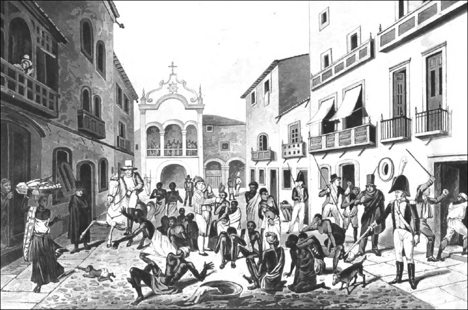 Slave Market, Pernambuco, Brazil, 1820s