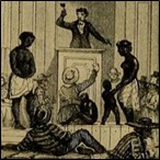 Slave of estate, pictures and slaves in the Rotunda, New Orleans