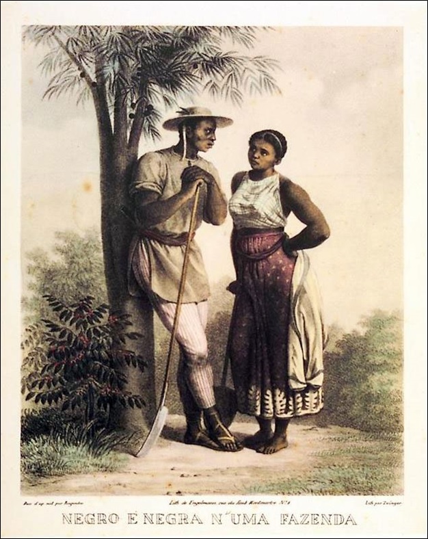 Negro e Negra n'uma Fazenda