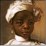 Portrait of a young black man