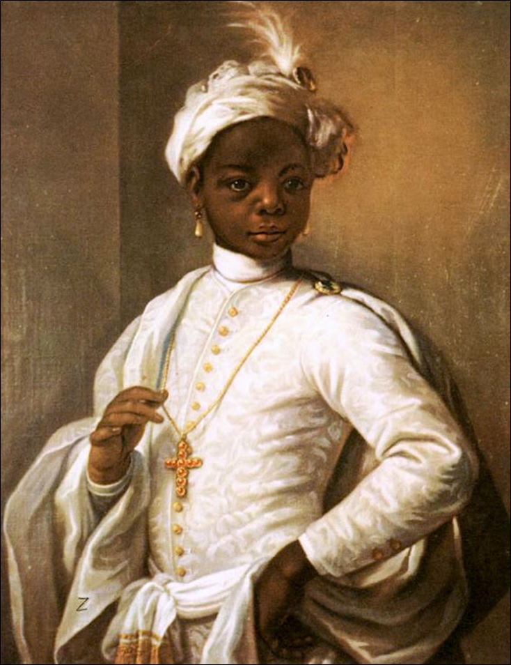 Portrait of a young black man