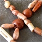 Necklaces with different types of beads