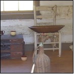 Appomattox - Clover Hill Tavern slave quarter interior