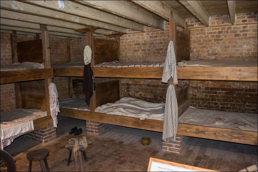 Female Slave Quarters interior - Mount Vernon