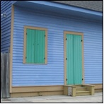 Old house in Bywater section. "Creole cottage" style architecture