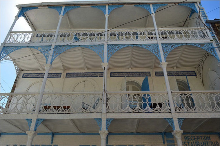 Lace ironwork of the Hotel Florita