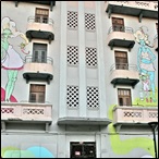 Front view of apartment building in Rio Piedras